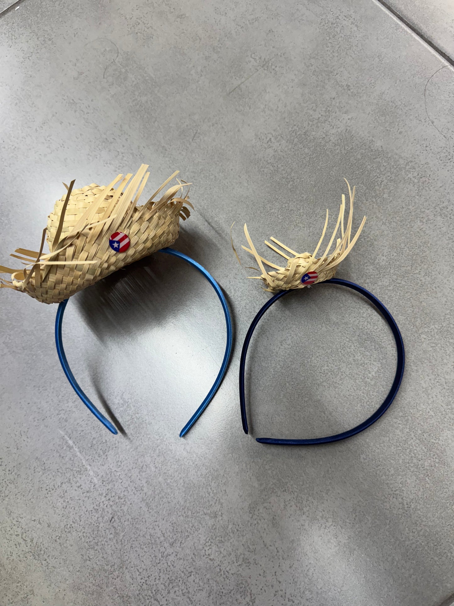 Diadema con pava jíbara PR (grande)