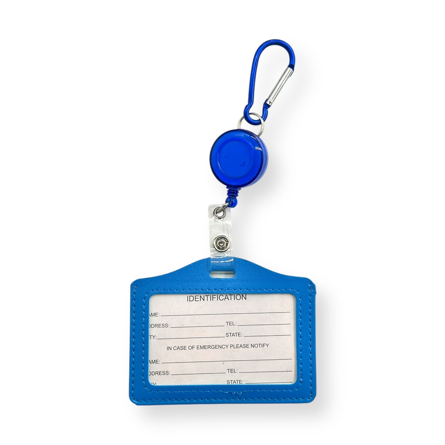 Horizontal ID holder