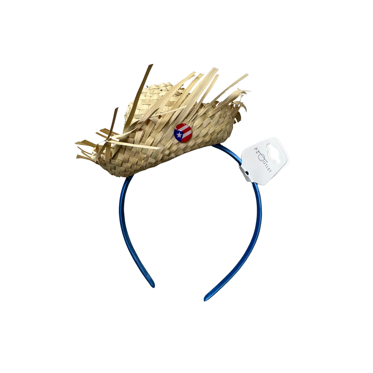 Diadema con pava jíbara de PR