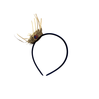 Diadema con pava jíbara de PR