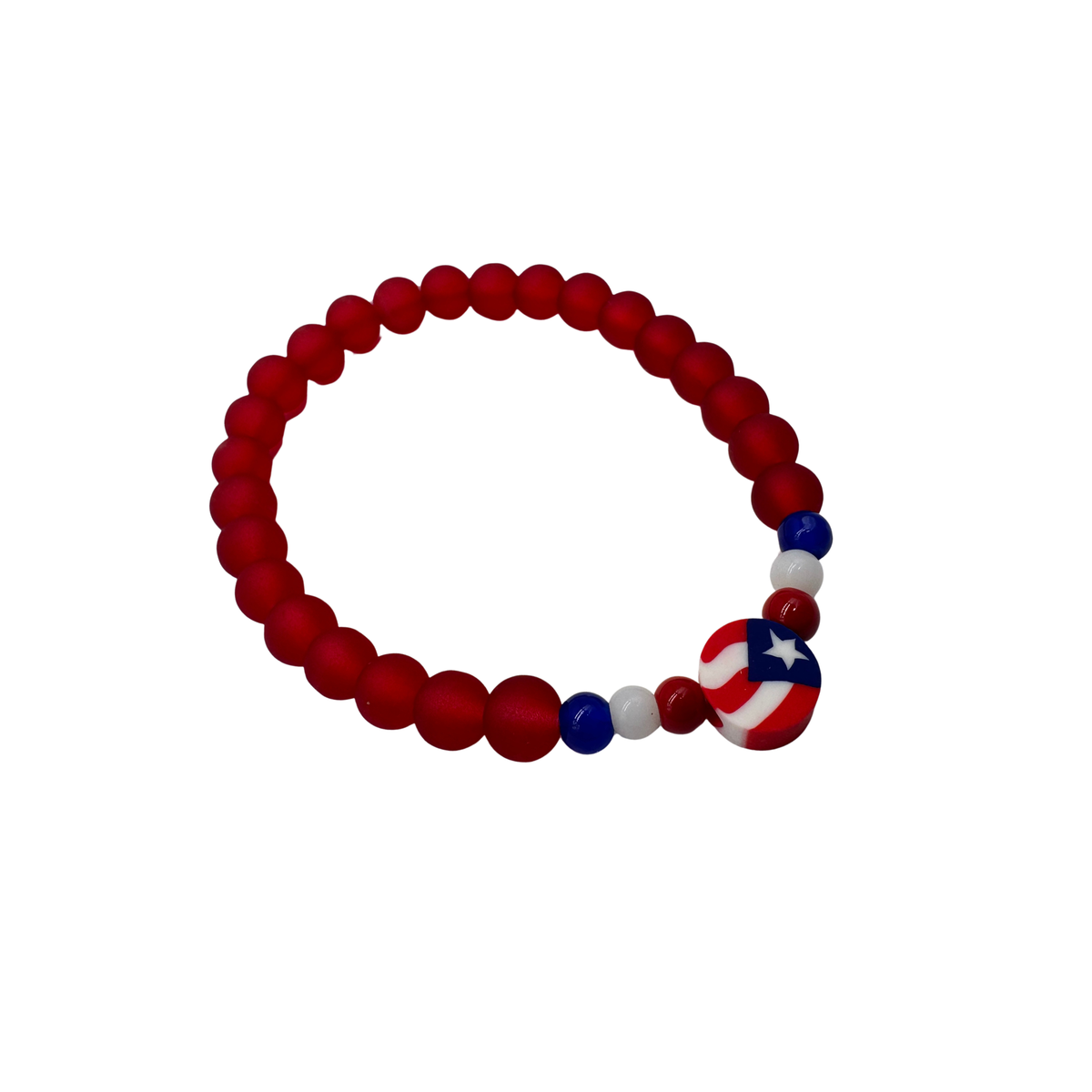 Pulsera de perlas clear