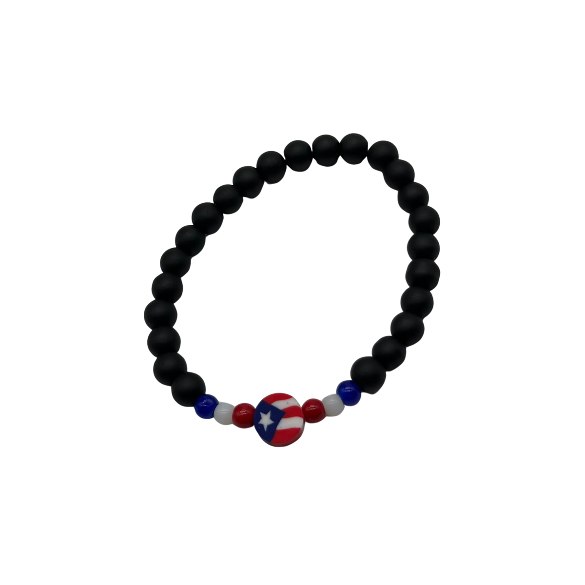 Pulsera de perlas clear