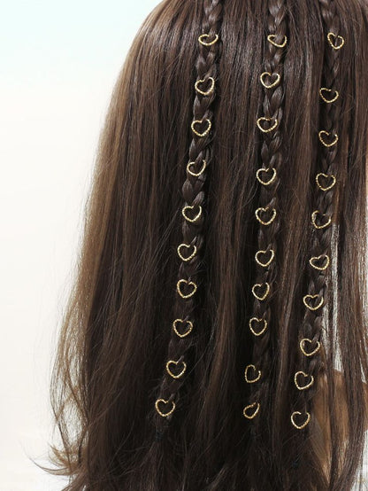 Hair rings corazón