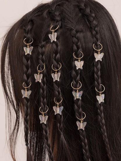 Hair rings mariposa